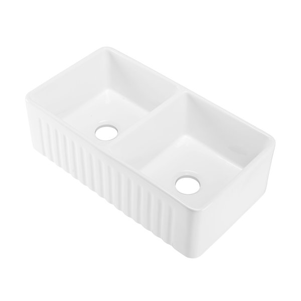 Swiss Madison Delice Duo Farmhouse Sink Wayfair